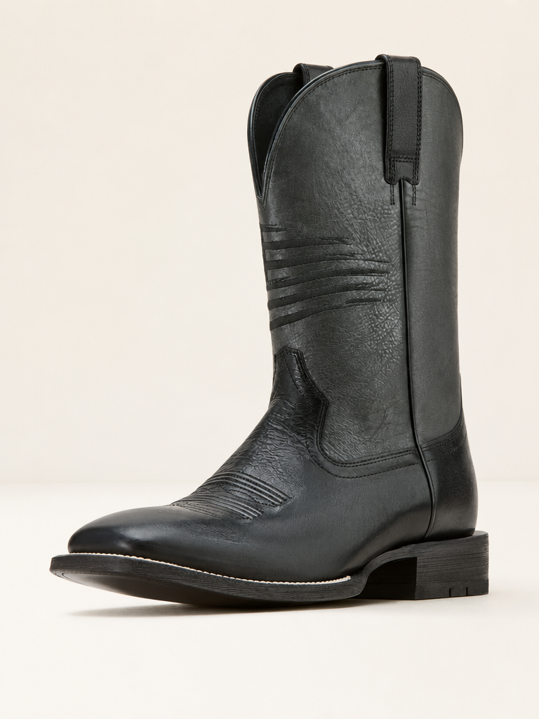 Men's Circuit Patriot Cowboy Boot in Gunmetal