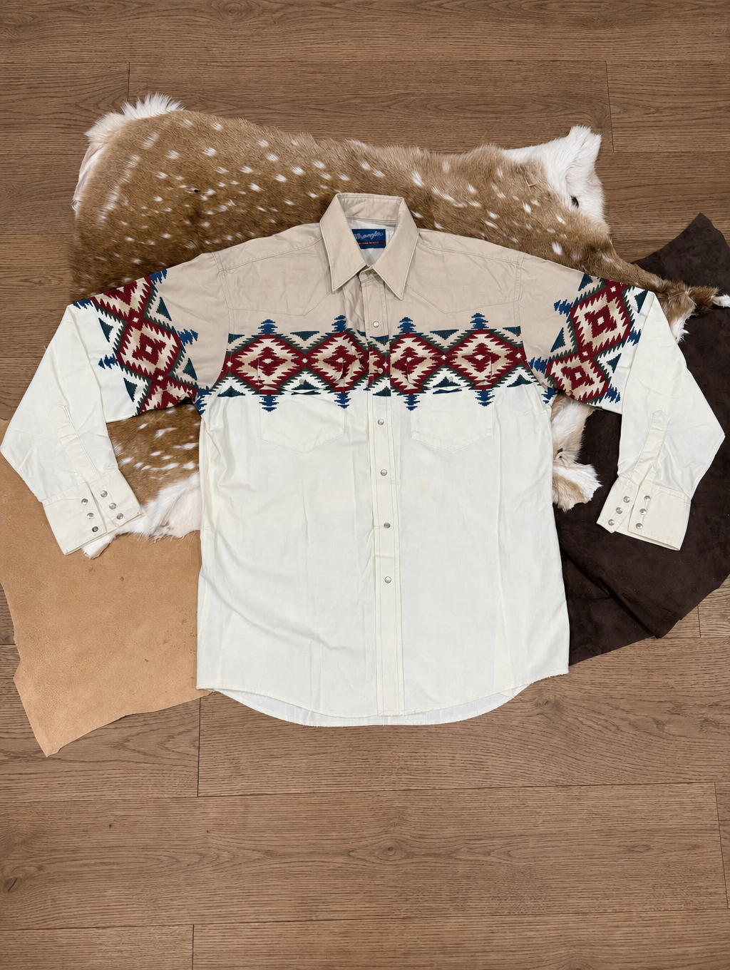 Men’s Navajo Geometric Western Long Sleeve Shirt