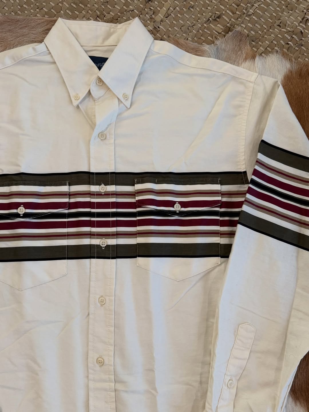 Vintage Striped Western Shirt