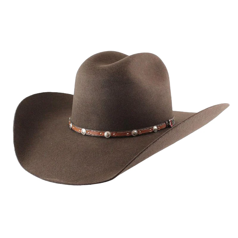 Chocolate Premium Wool Cowboy Hat
