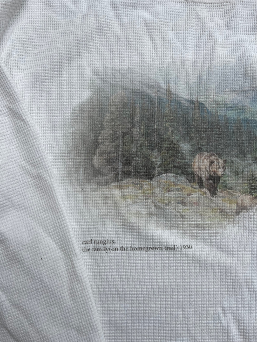 "Bear Family" Thermal Longsleeve