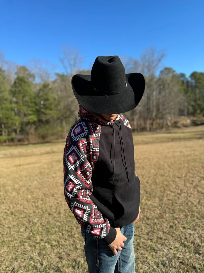 RoughHand Redhawk Aztec Hoodie