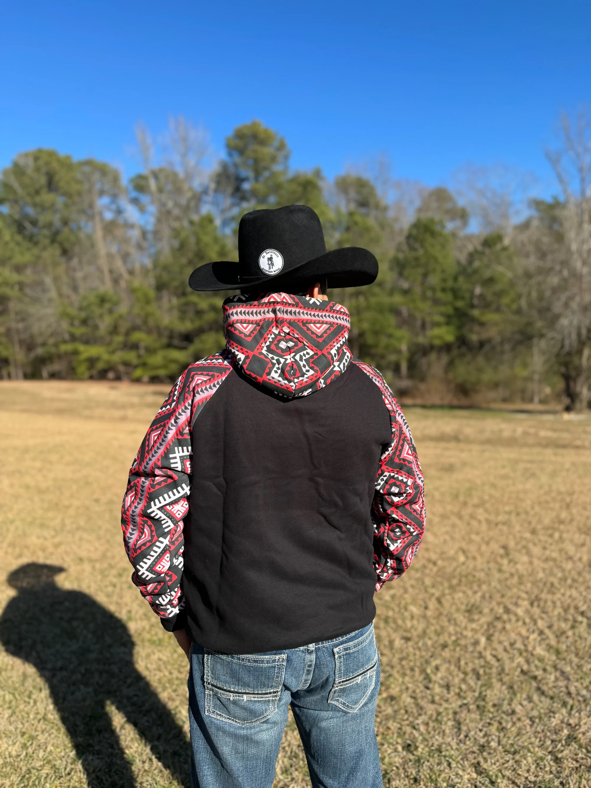 RoughHand Redhawk Aztec Hoodie