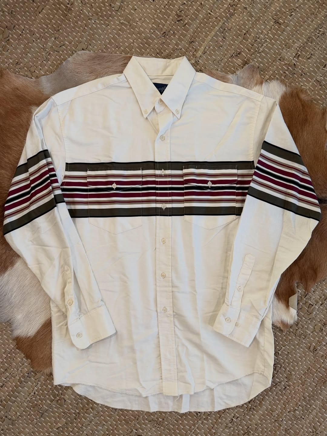 Vintage Striped Western Shirt