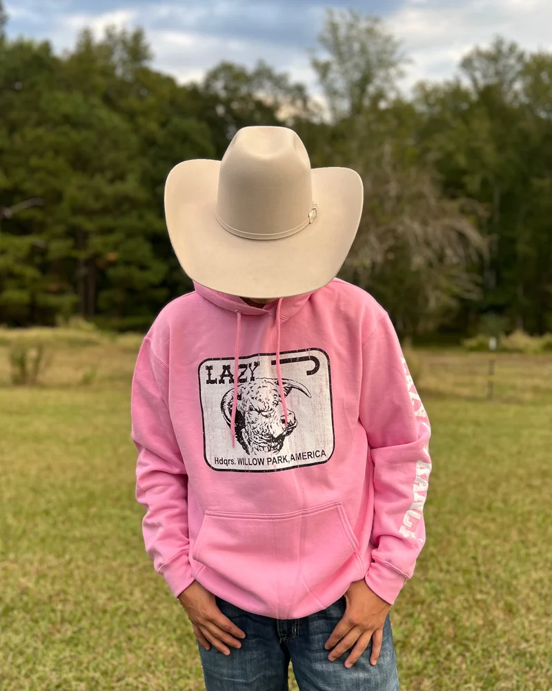 Lazy J Ranch Wear Willow Park Hoodie Pink