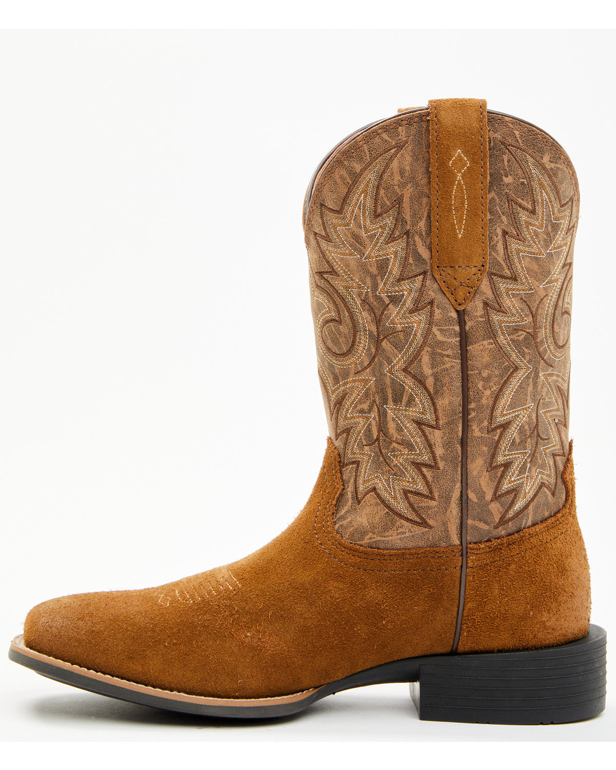 Men's Badge Xero Gravitya  Roughout Western Boots - Broad Square Toe