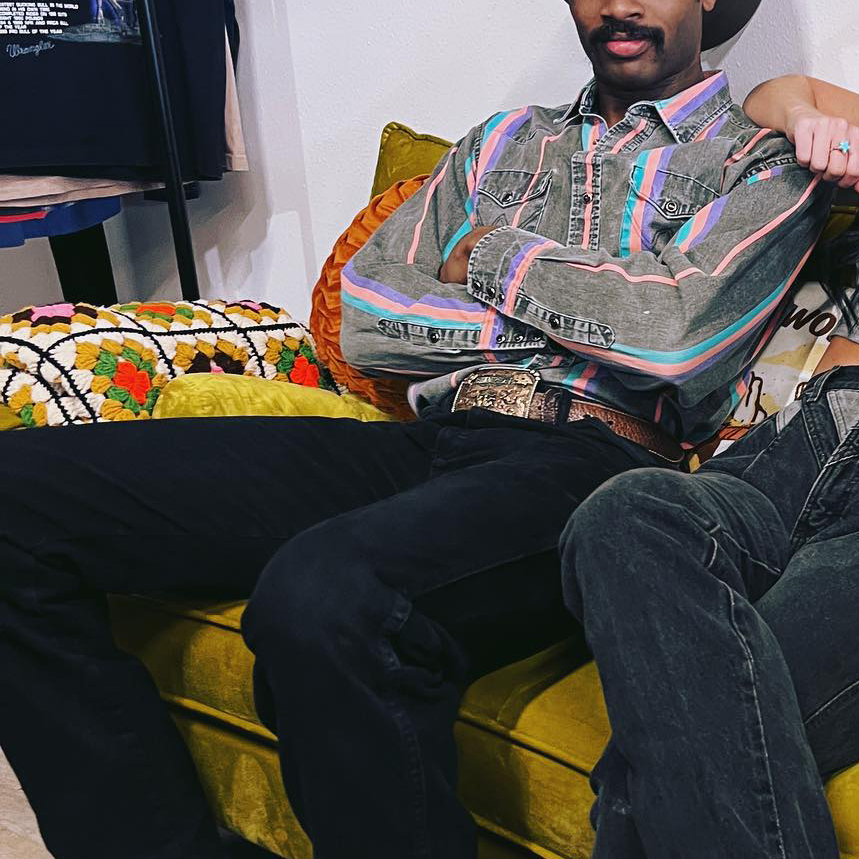 Men's Casual Retro Gray Striped Long Sleeve Shirt