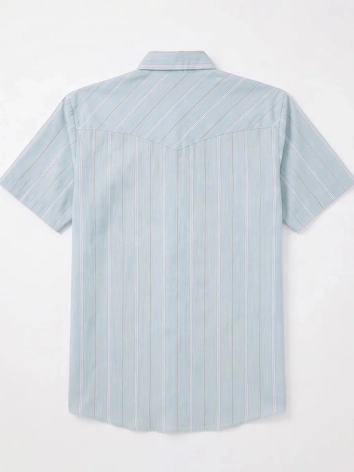 Men'S Western Casual Striped Shirt