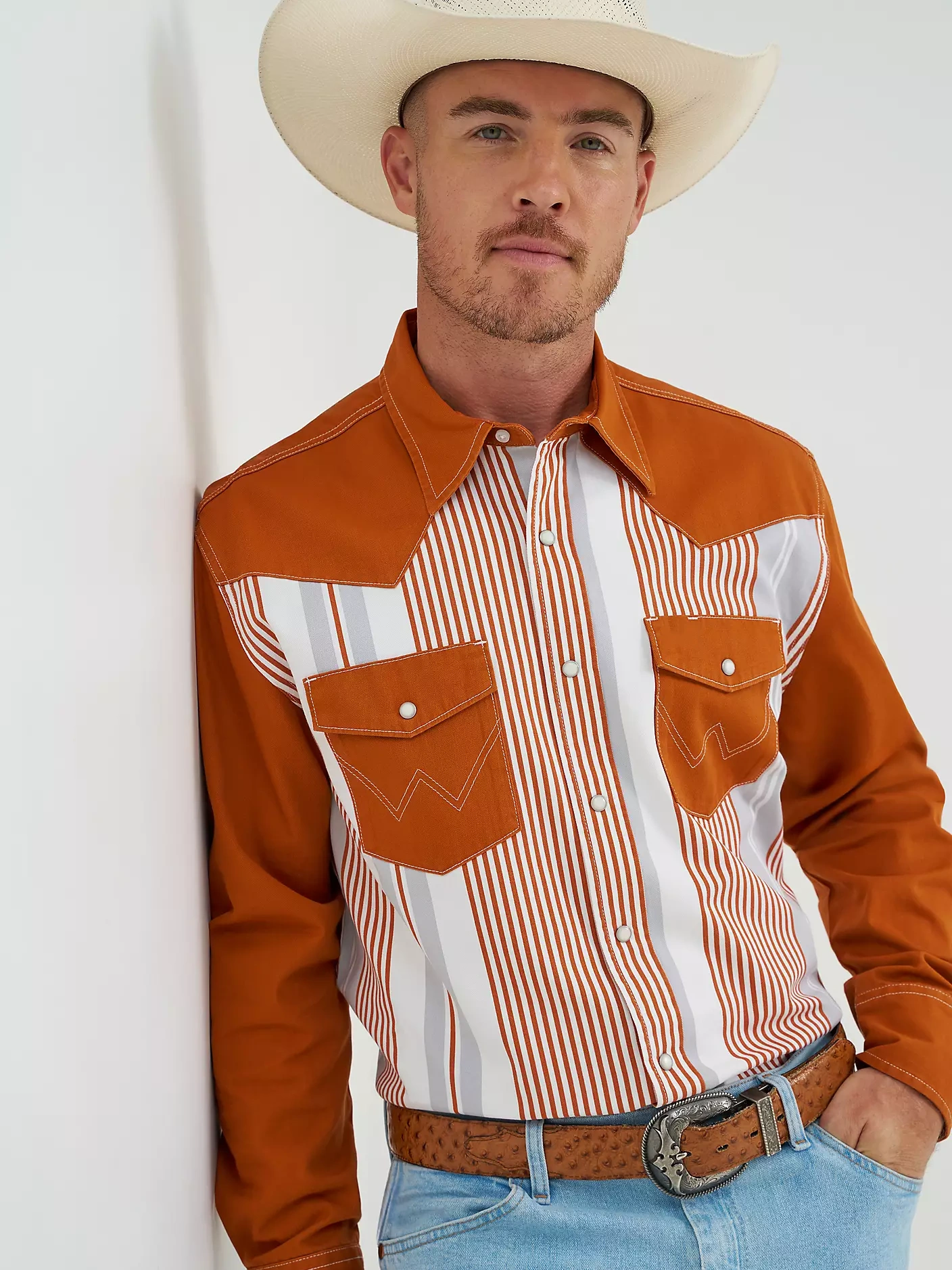 Lone Star Brushpopper Western Snap Workshirt