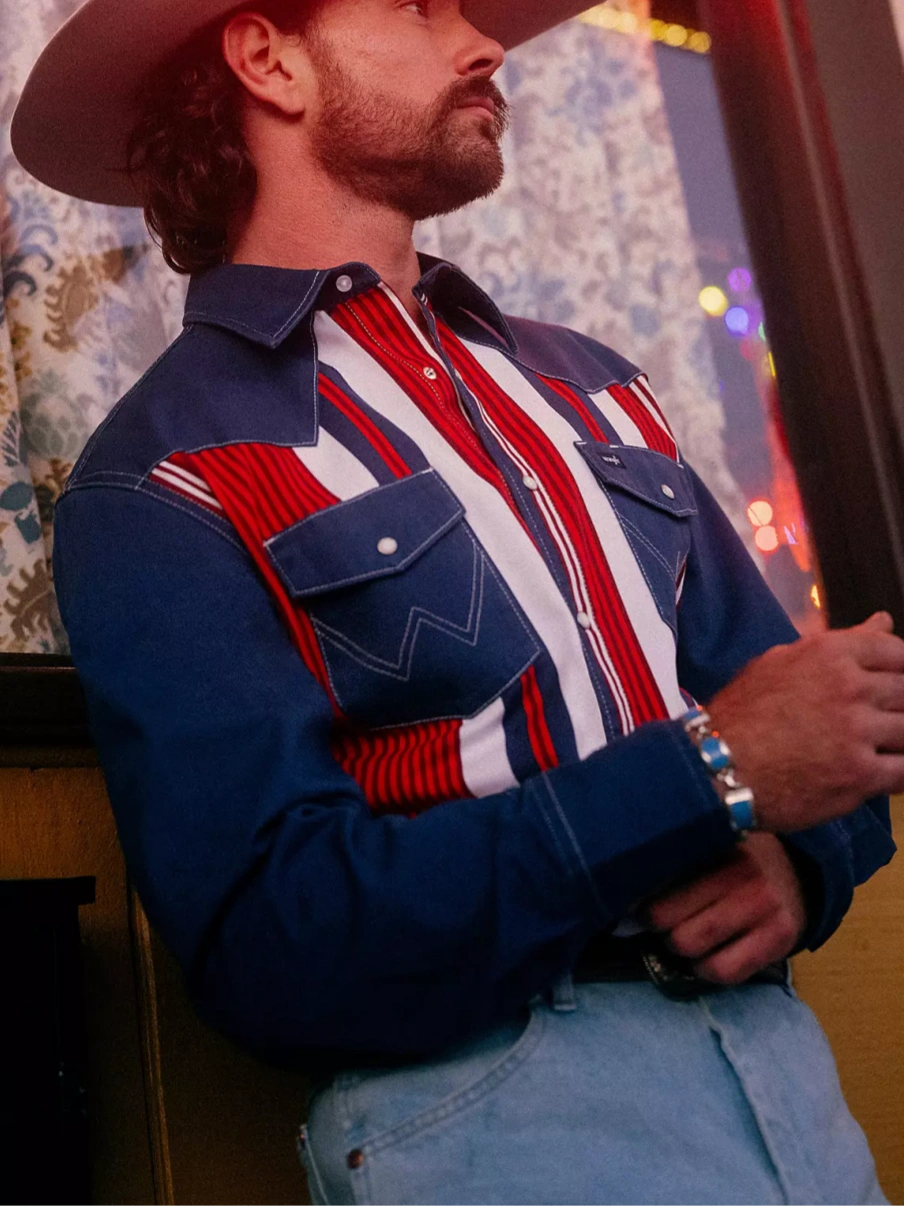 Lone Star Brushpopper Western Snap Workshirt