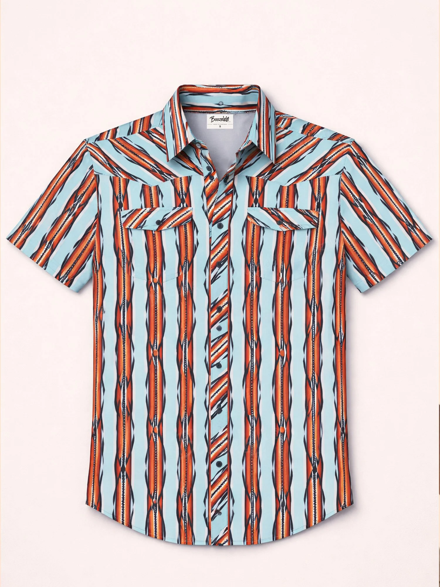 Men's Navajo Stripe Western Shirt