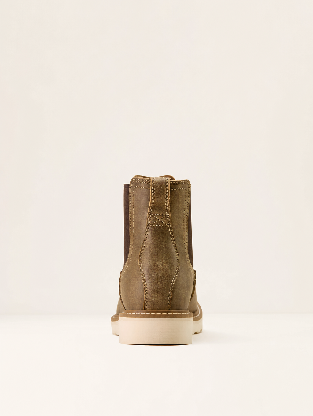 Men's Square Toe Chelsea Boot in Brown Bomber