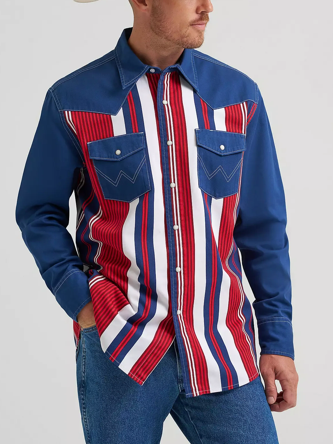 Lone Star Brushpopper Western Snap Workshirt