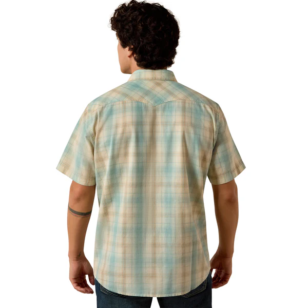 Ariat Mens Retro Hartman Fitted Short Sleeve Shirt