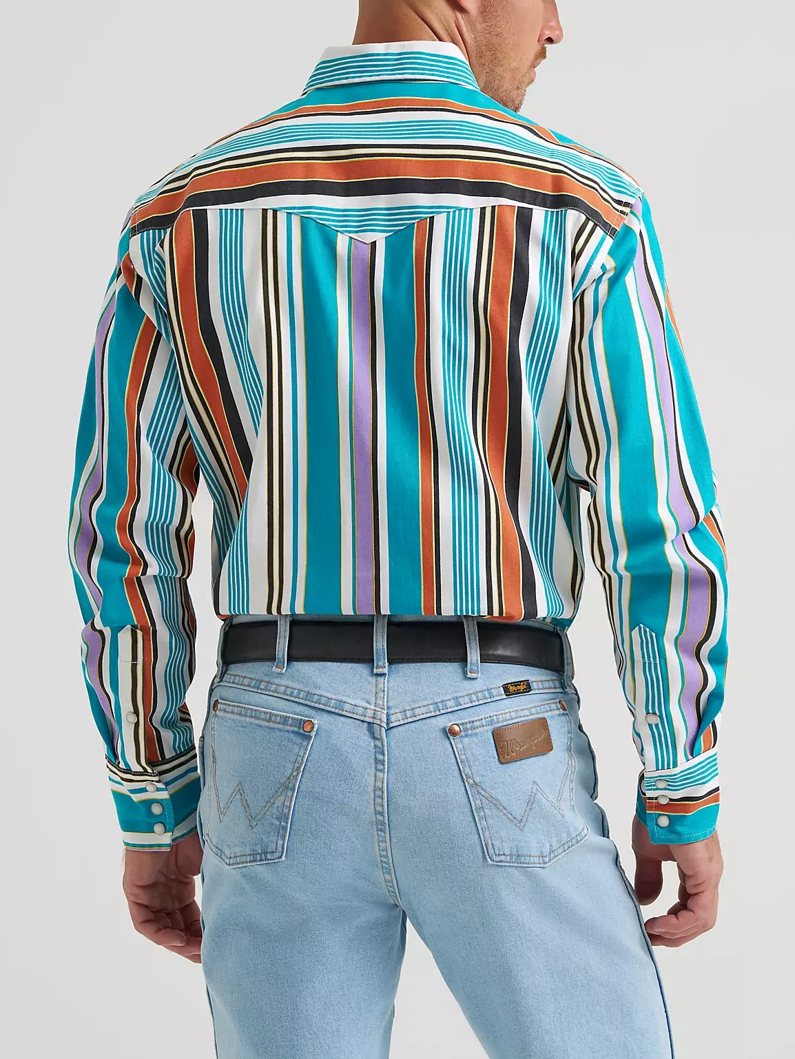 Vintage-Inspired Brushpopper Western Snap Workshirt
