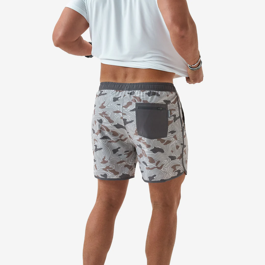 Burlebo Swim Trunks - Jumbo Topo Desert