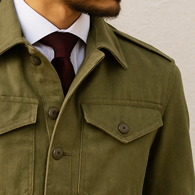 Men's Spring And Autumn Classic Cotton Short Flight Jacket MTA0130H1U