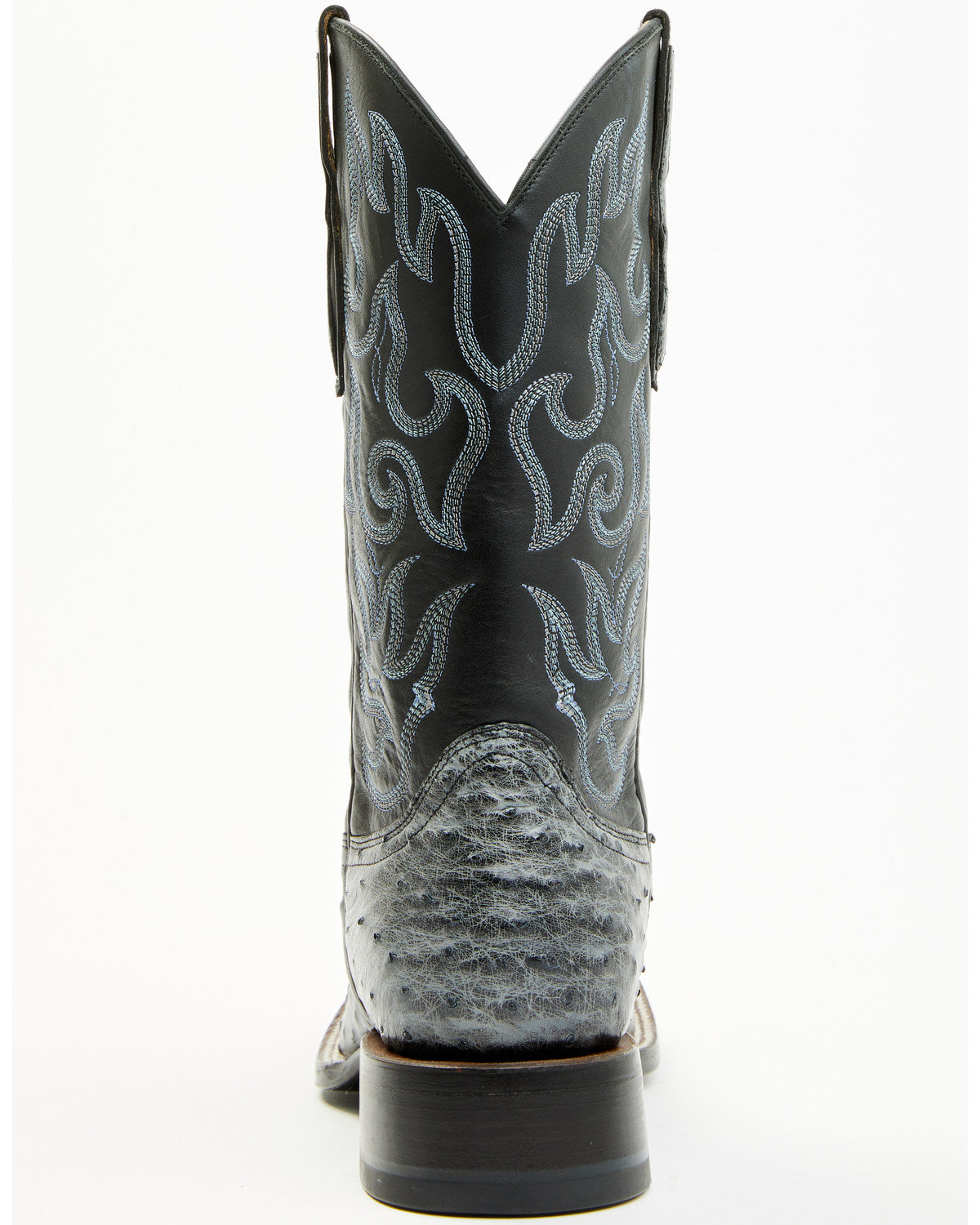 Men's Exotic Full Quill Ostrich Western Boots - Broad Square Toe