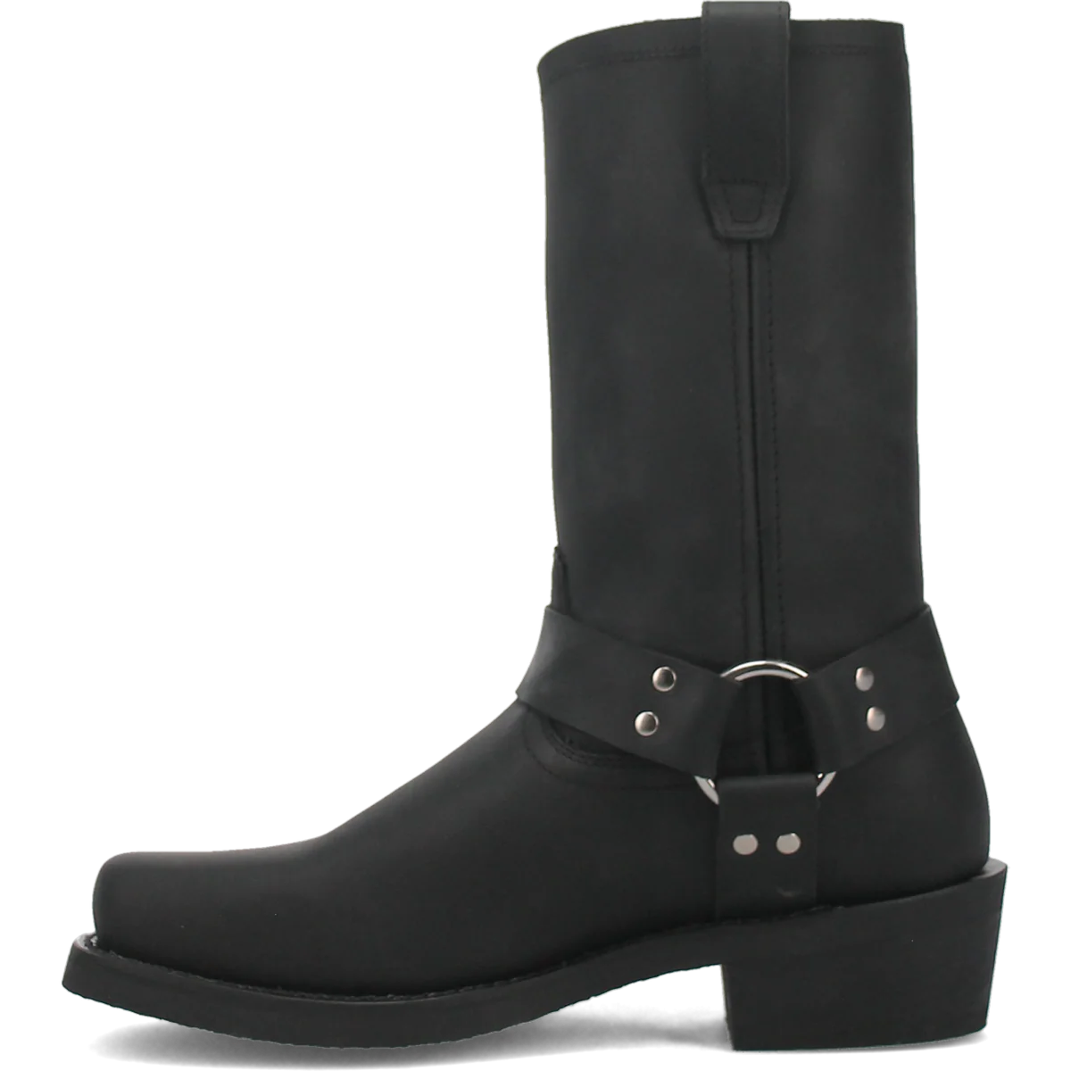 Men's Dean Leather Harness Boot in Black