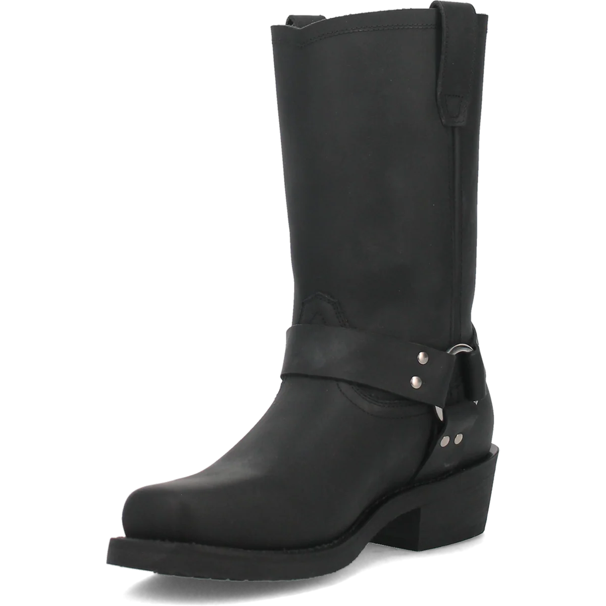 Men's Dean Leather Harness Boot in Black