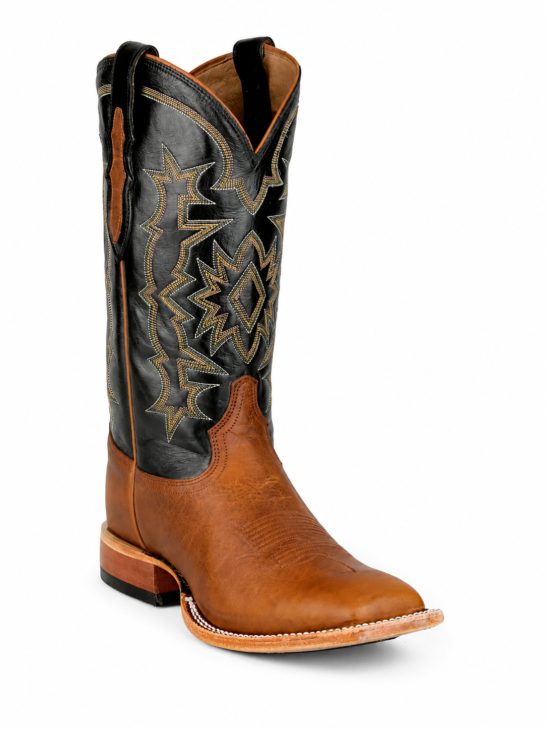 Men's Samuel 13" Western Boot in Midnight Brown