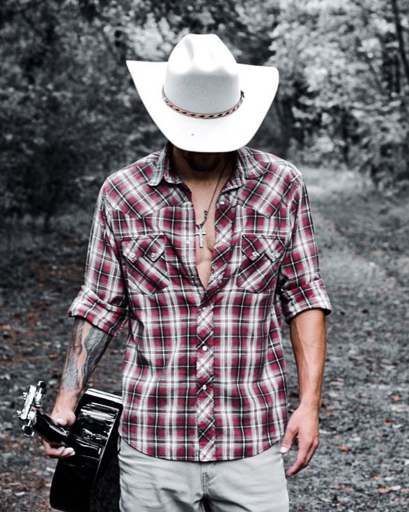 Men's Red Checkered Print Vintage Western Casual Lapel Long Sleeve Shirt