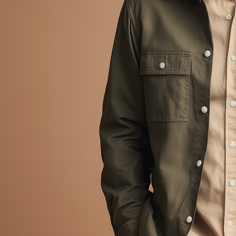 Men's Vintage Cotton Blend Jacket MTA0195H2P