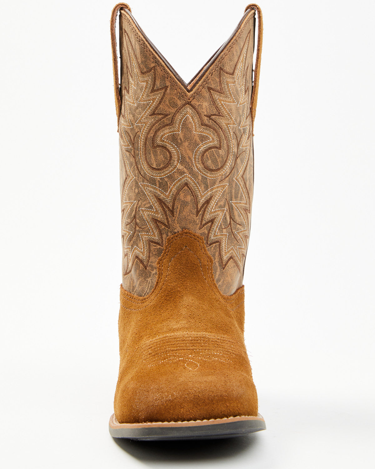 Men's Badge Xero Gravitya  Roughout Western Boots - Broad Square Toe