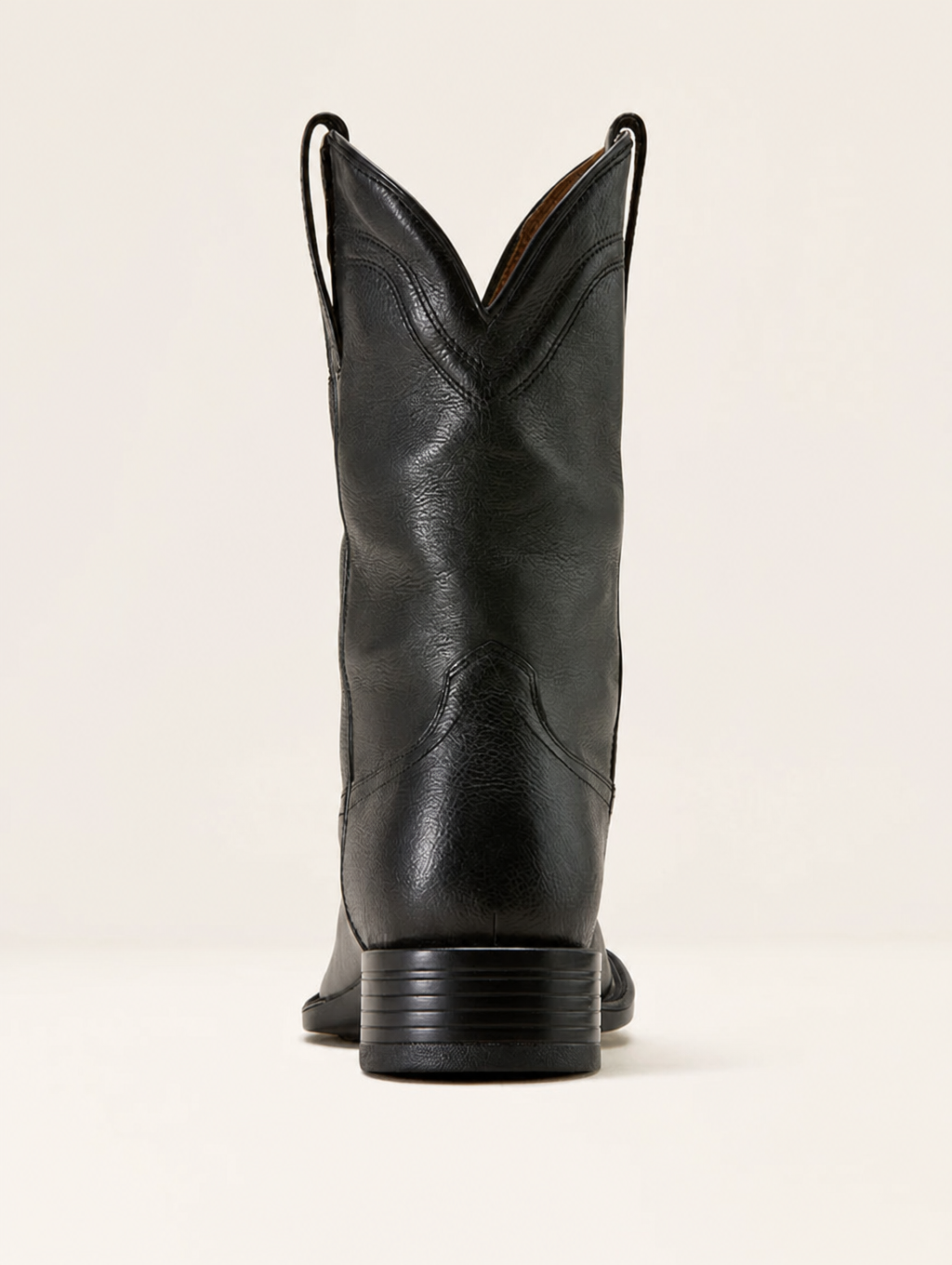 Men's Alden Wide Square Toe Western Boot in Eclipse Black