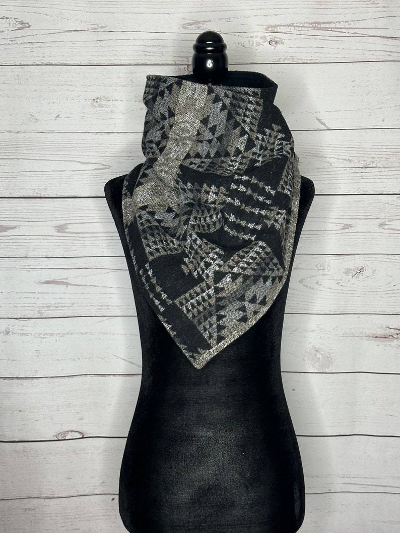 Driftwood Western Aztec Warm Neck Hood