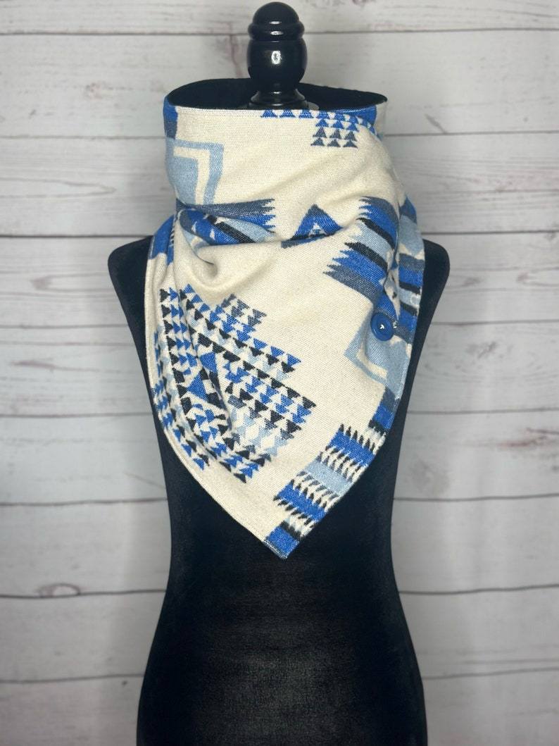 Snow Western Aztec Warm Neck Hood