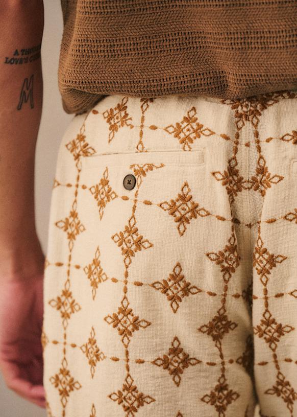 Natural Camel Priam Shorts