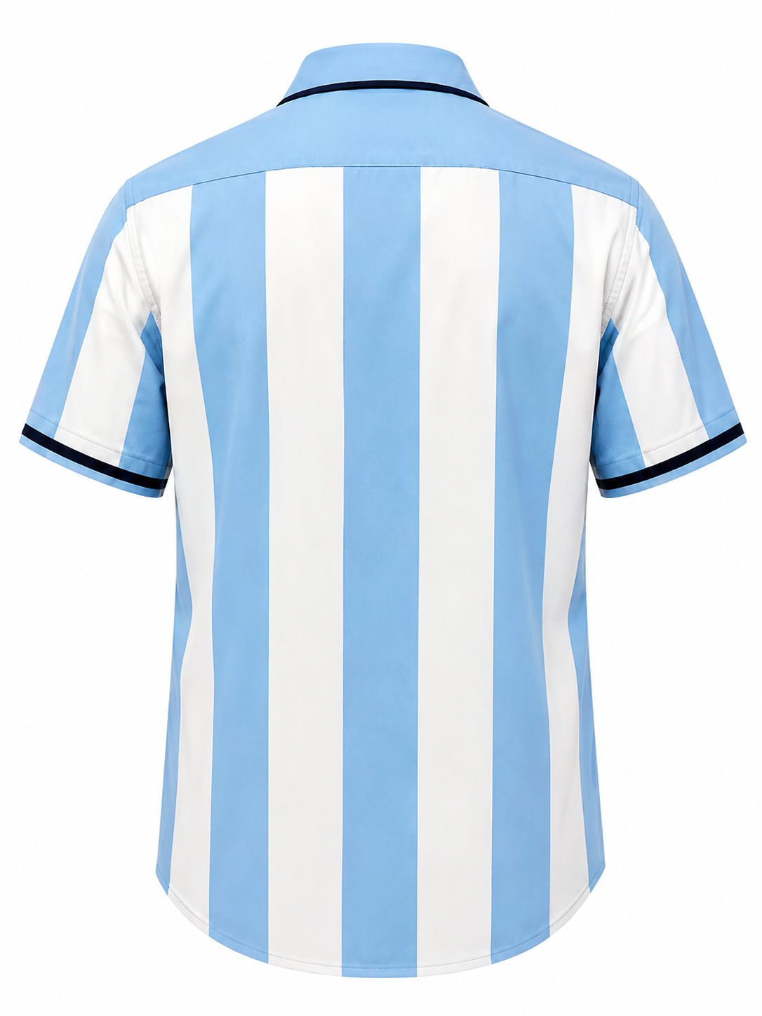 2026 World Cup Men’s Argentina Striped Casual Shirt