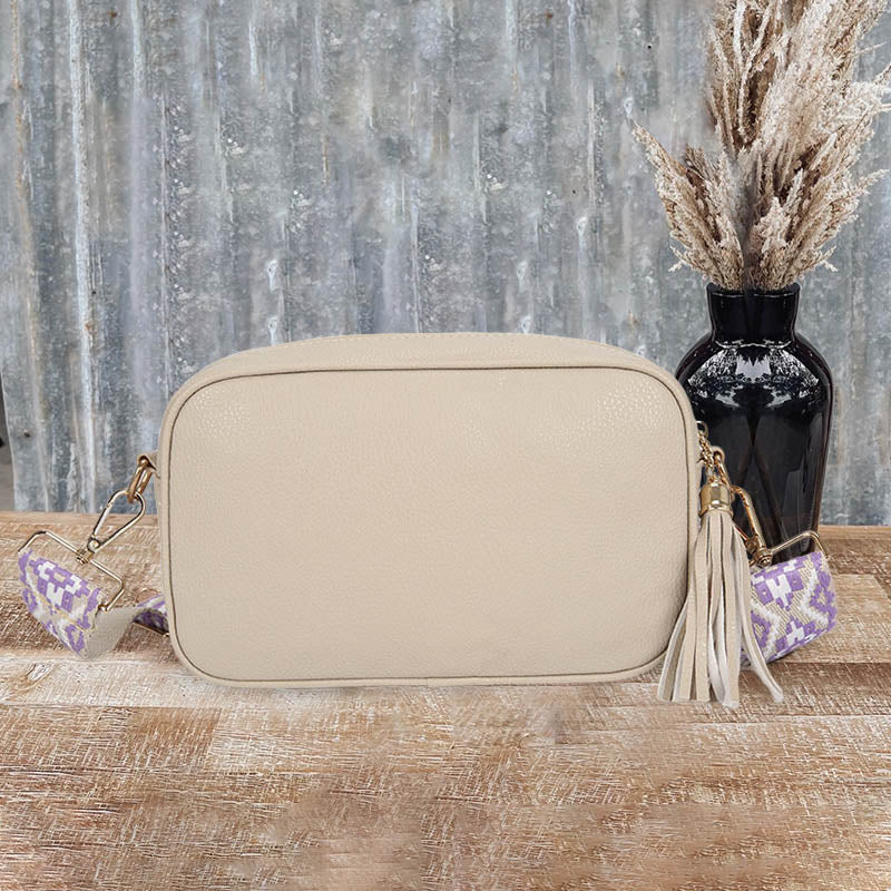 Simple Ethnic Romantic Tassels Crossbody Bag