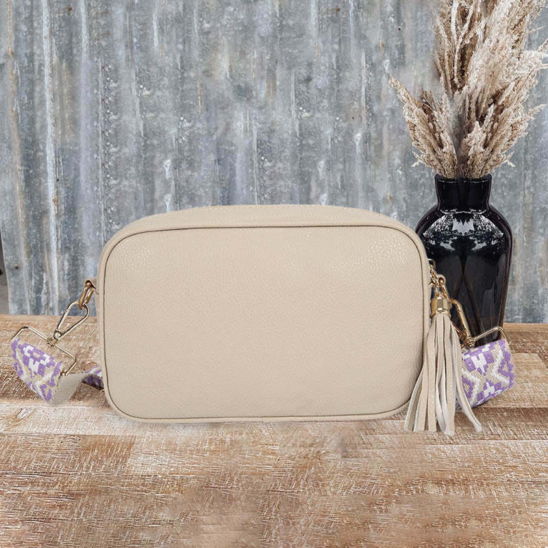 Simple Ethnic Romantic Tassels Crossbody Bag