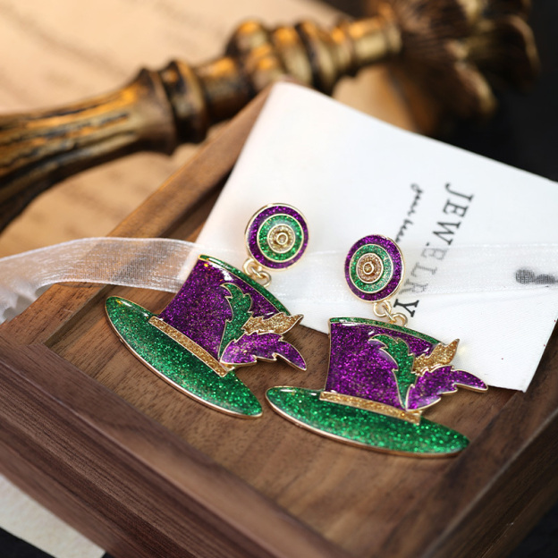 Unique Mardi Gras Earrings