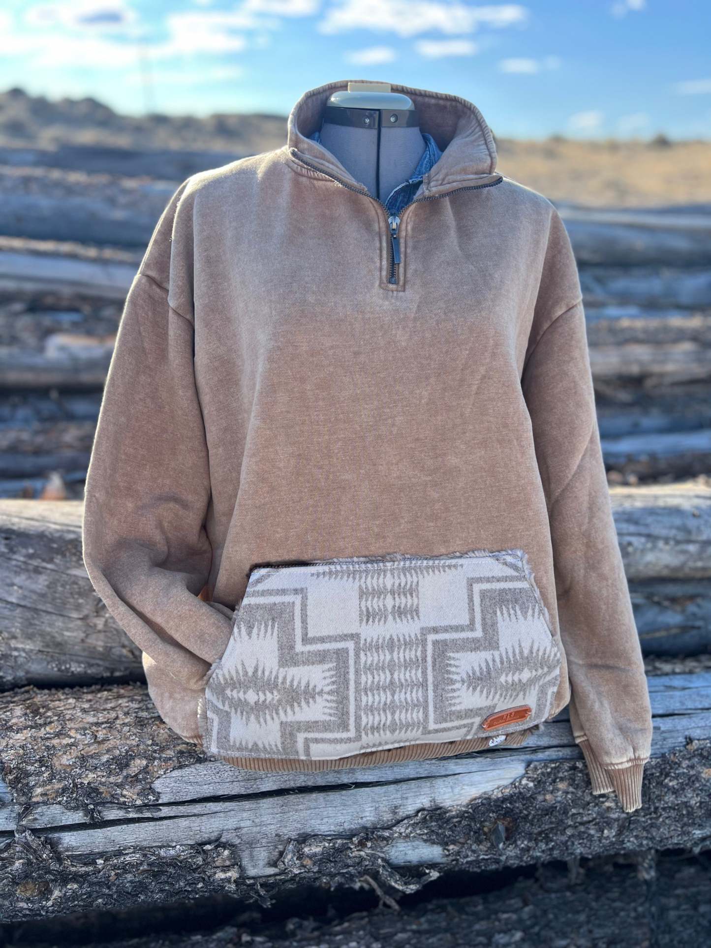 1/4 Zip Sweatshirt - 3x