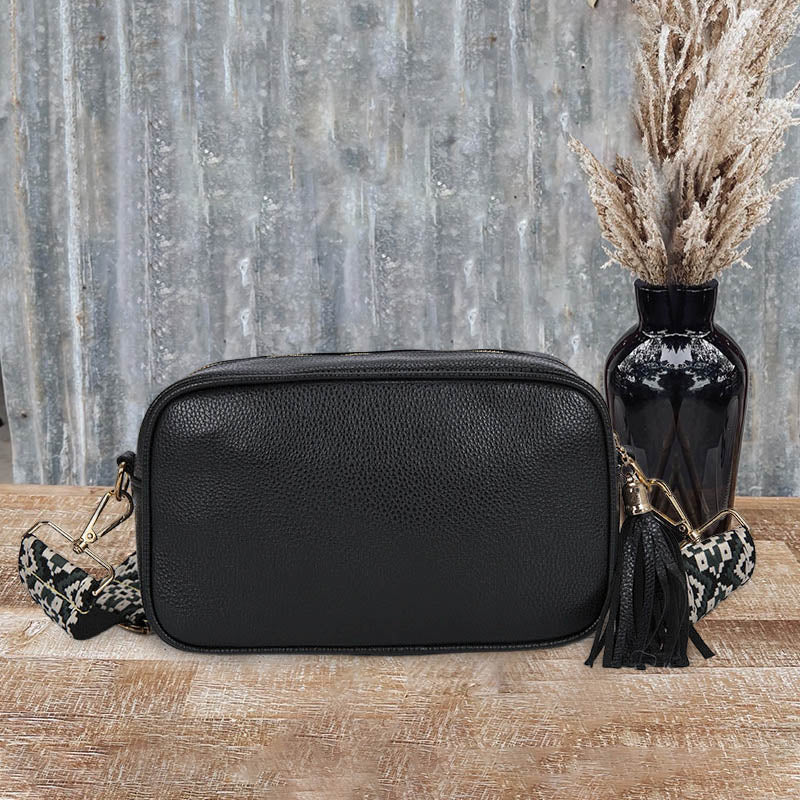 Simple Ethnic Romantic Tassels Crossbody Bag