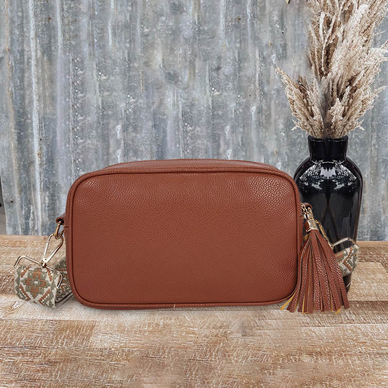 Simple Ethnic Romantic Tassels Crossbody Bag