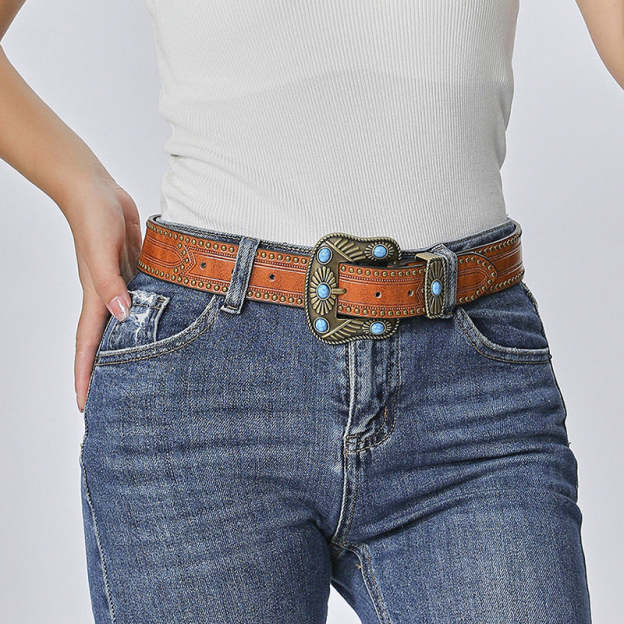 Western Cowgirl Turquoise Belt