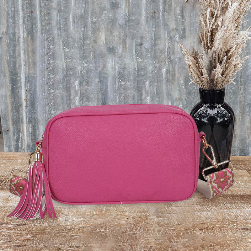Simple Ethnic Romantic Tassels Crossbody Bag