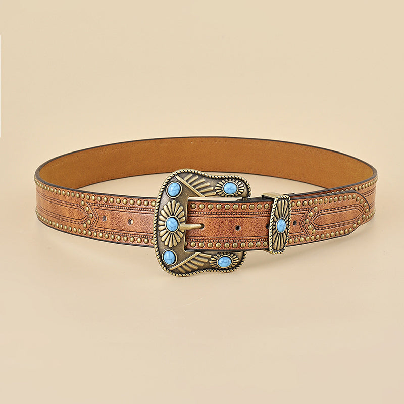 Western Cowgirl Turquoise Belt
