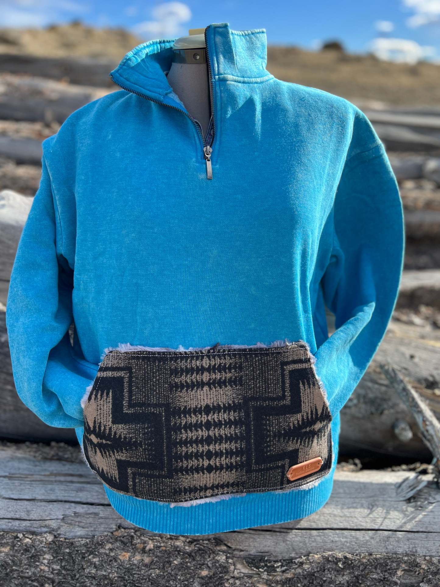 1/4 Zip Sweatshirt - Small