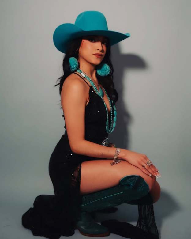 Western Slit Sequin Dress