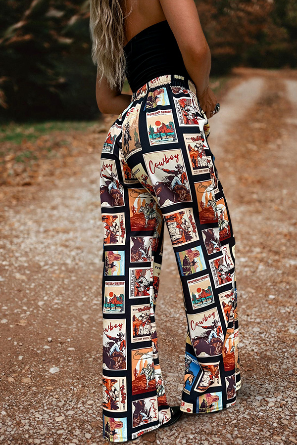 Pretty Cowboys Wide Leg Pants