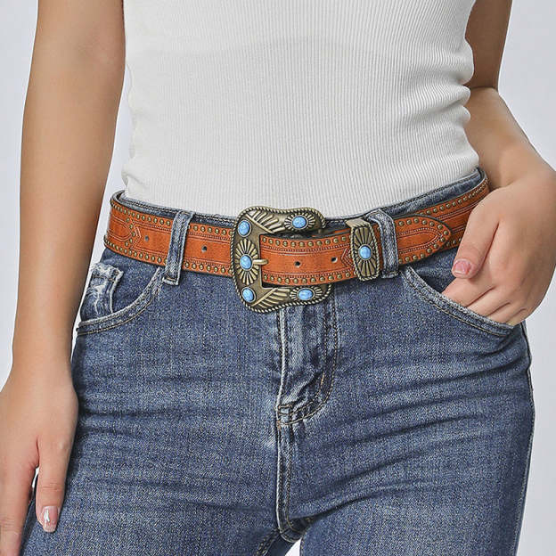 Western Cowgirl Turquoise Belt