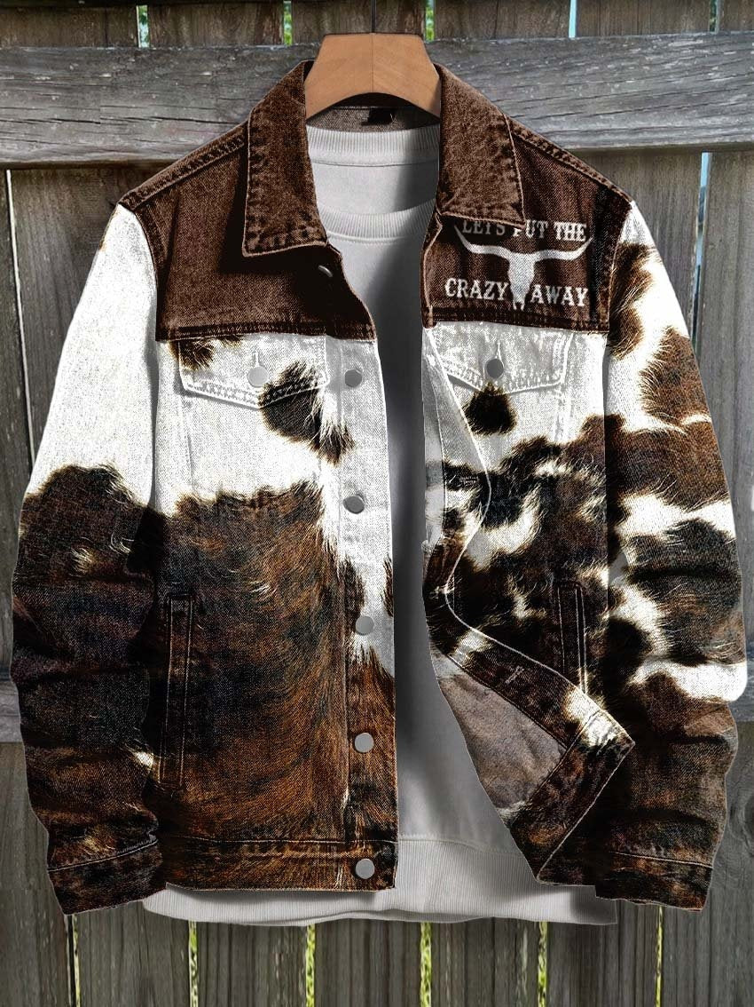 LET PUT THE CARZY AWAY , Western Print Casual Sweatshirt