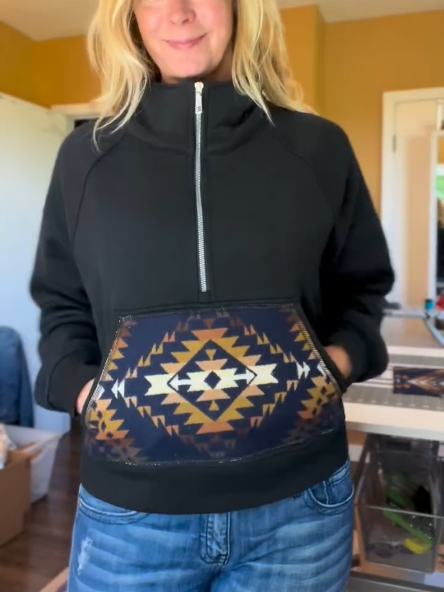 Western Half-Zip Pullover