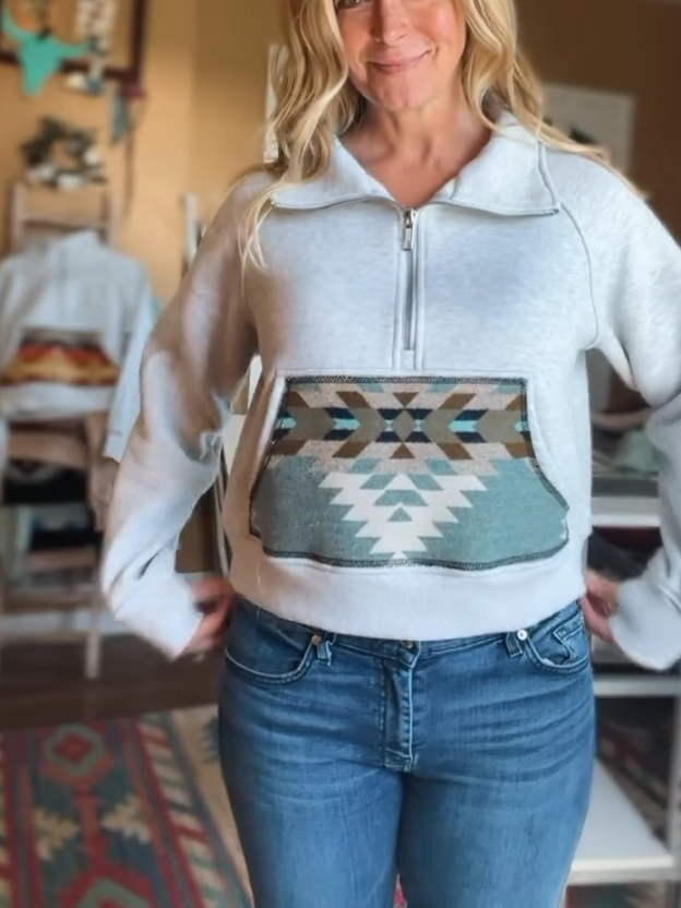 Western Half-Zip Pullover