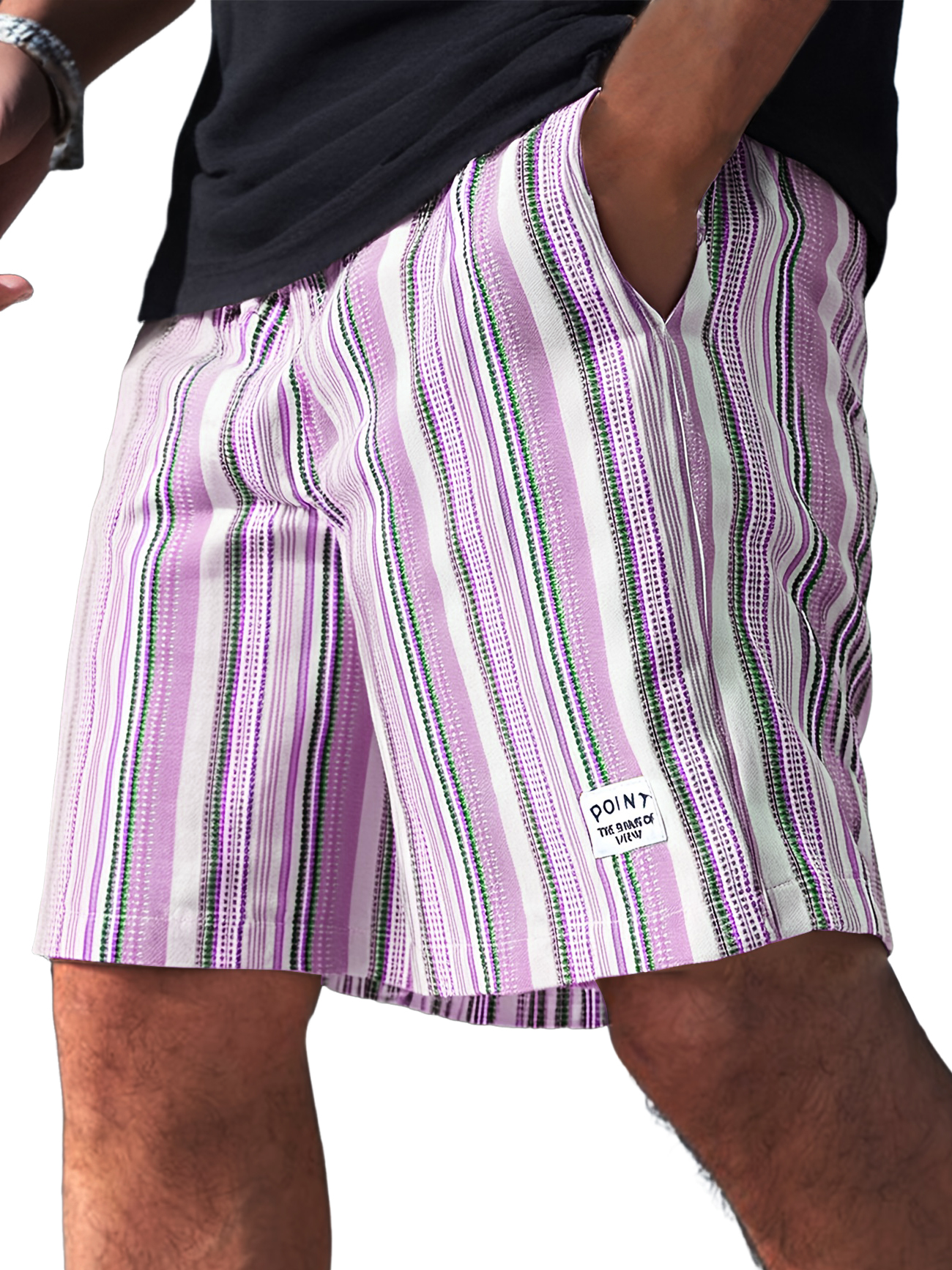 Men's Fashion Casual Hawaiian Vacation Logo Shorts